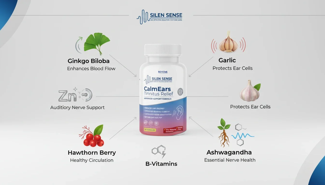 Ingredients in Silen Sense Calm Ears