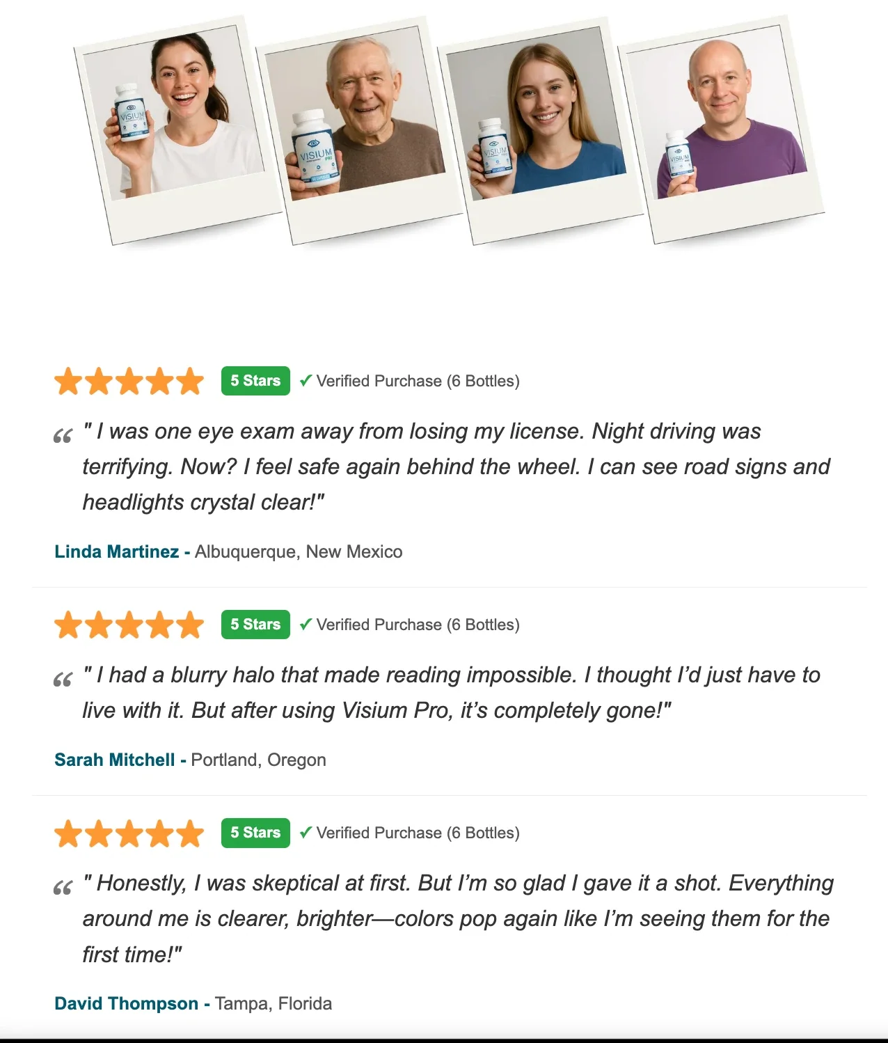 Visium Pro Reviews and Feedback